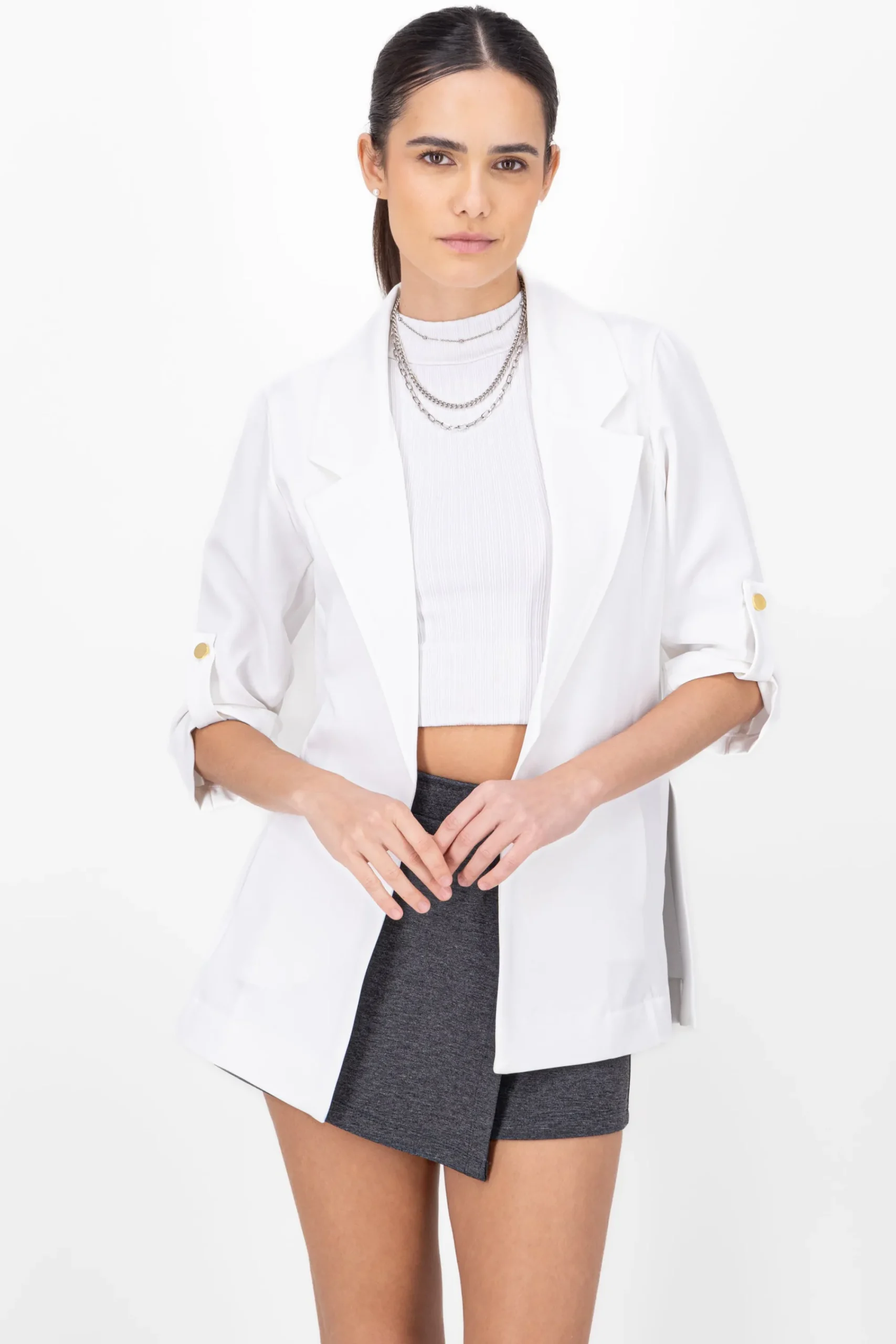 Shasa 3/4 Sleeve Blazer