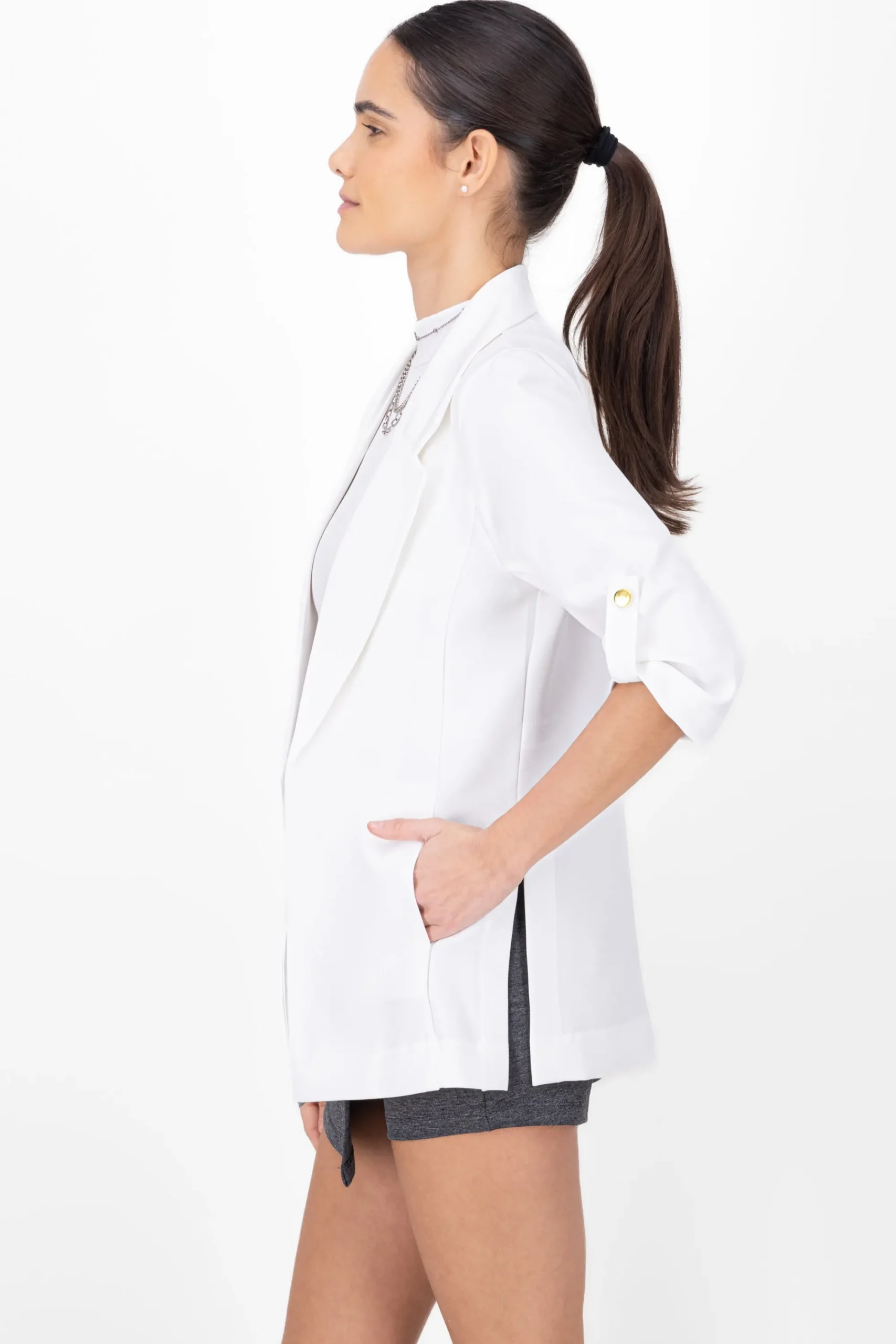 Shasa 3/4 Sleeve Blazer