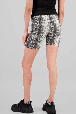 Shasa Animal Print Biker Shorts