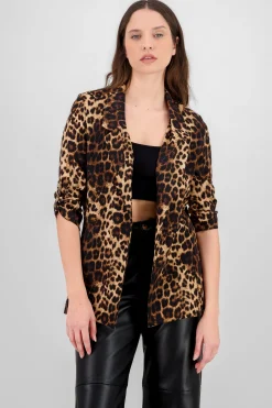 Shasa Animal Print Blazer