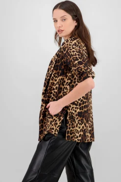 Shasa Animal Print Blazer