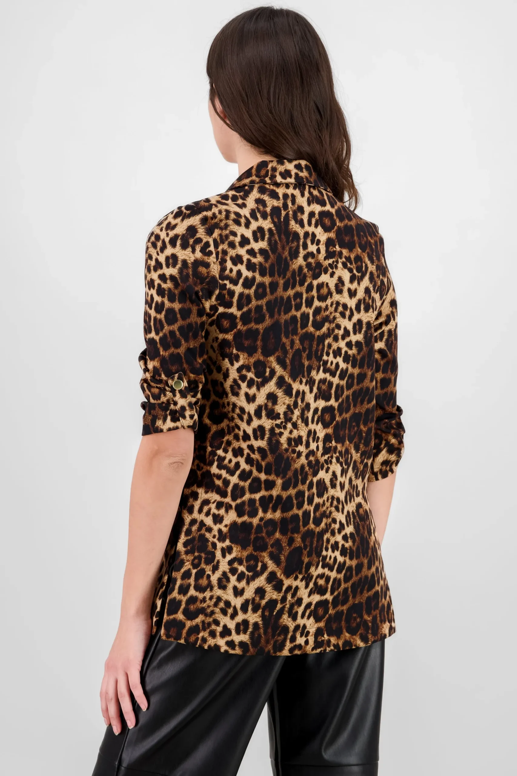 Shasa Animal Print Blazer