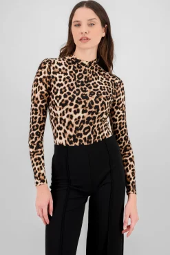 Shasa Animal Print Bodysuit