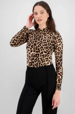 Shasa Animal Print Bodysuit