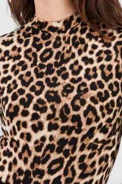 Shasa Animal Print Bodysuit