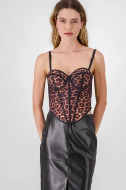Shasa Animal Print Corset