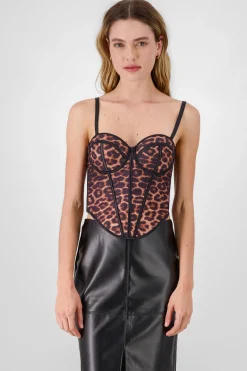 Shasa Animal Print Corset