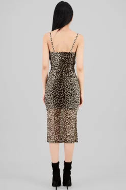 Shasa Animal Print Maxi Dress