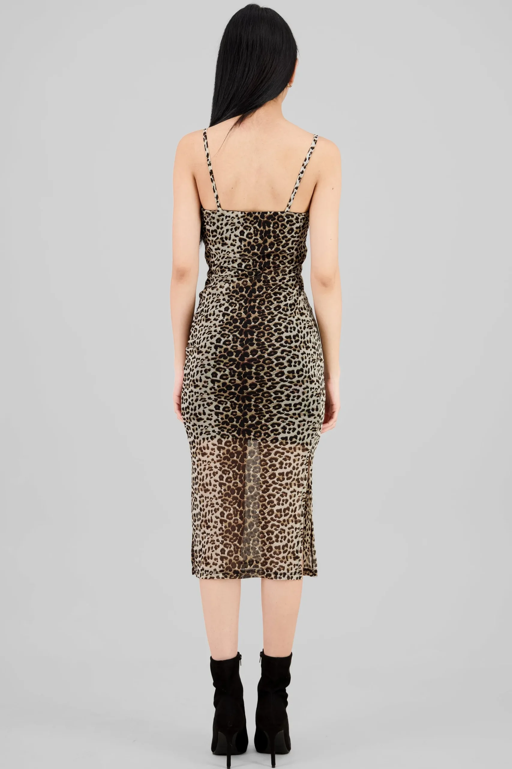 Shasa Animal Print Maxi Dress