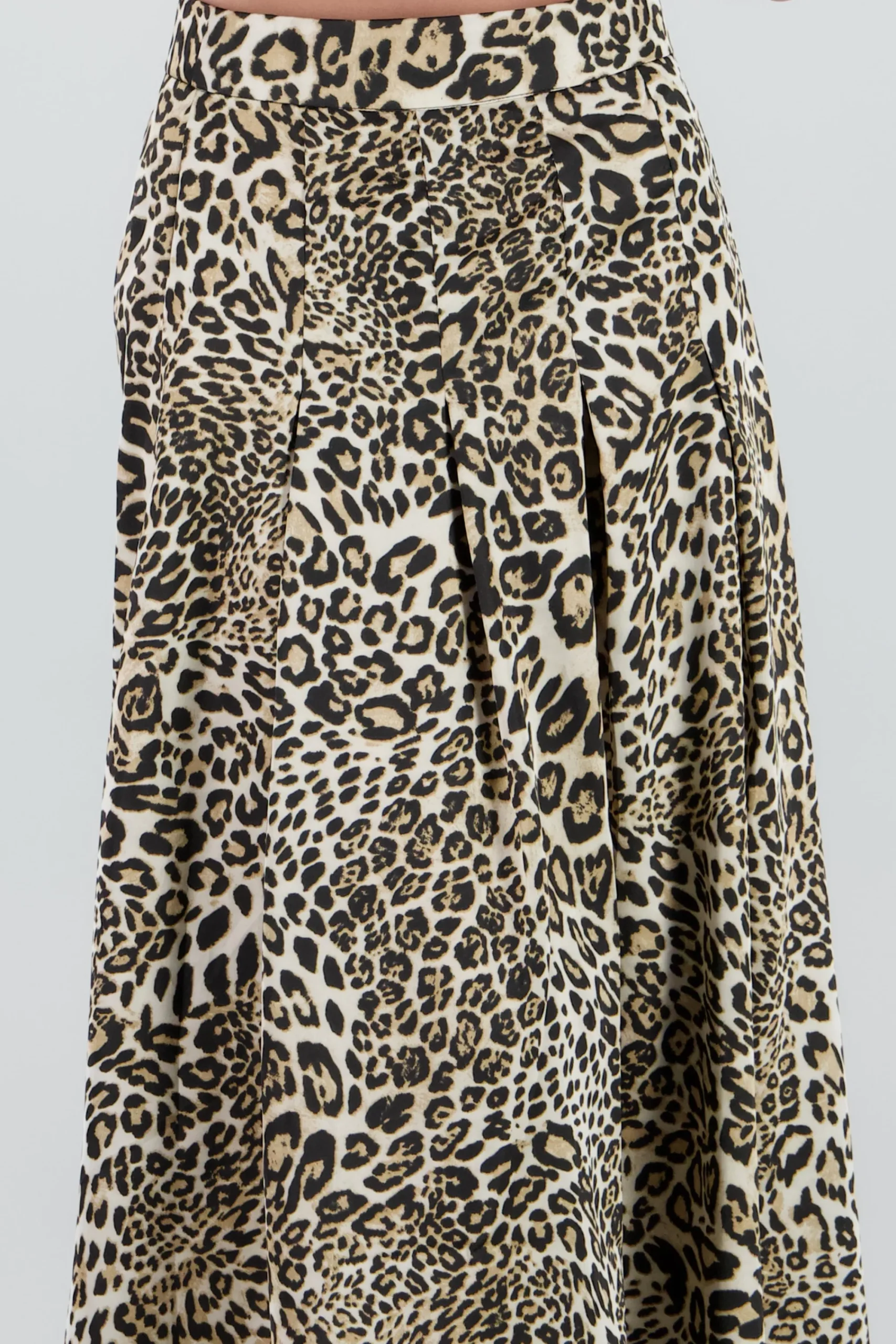 Shasa Animal Print Maxi Skirt