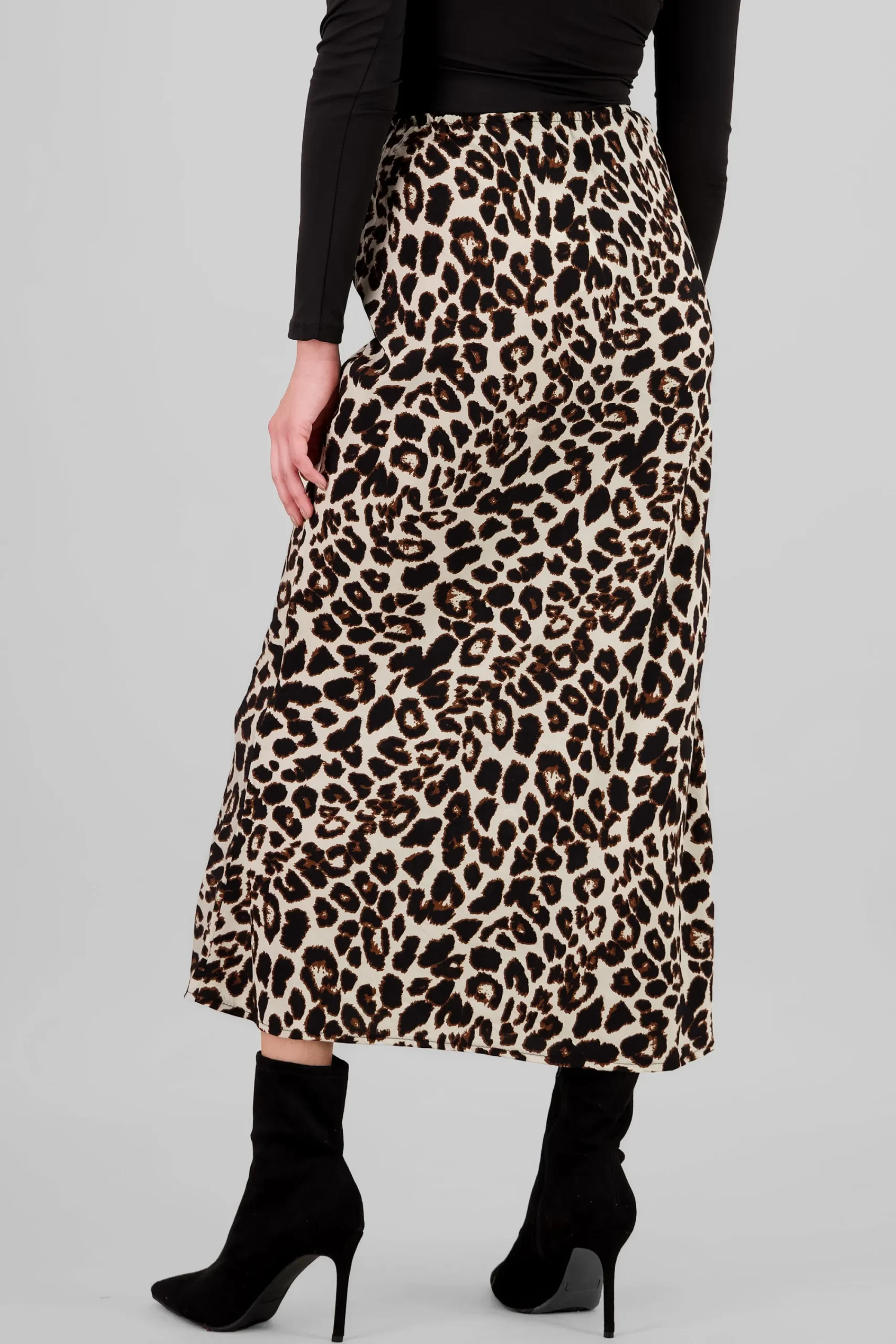 Shasa Animal Print Maxi Skirt