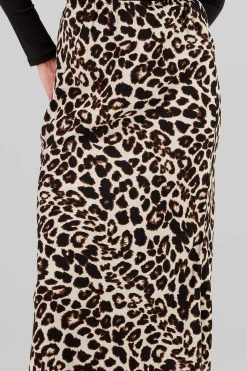 Shasa Animal Print Maxi Skirt