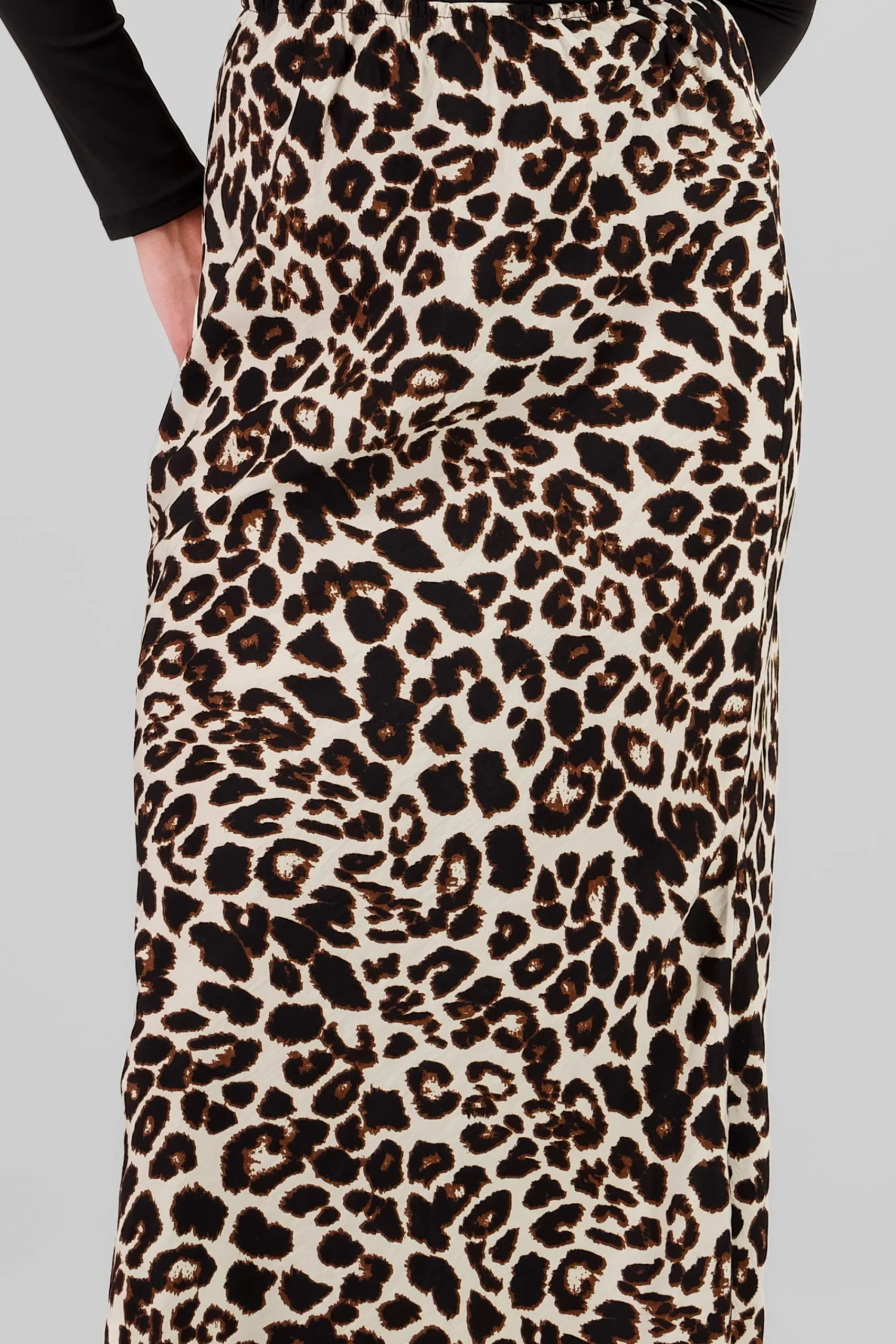 Shasa Animal Print Maxi Skirt
