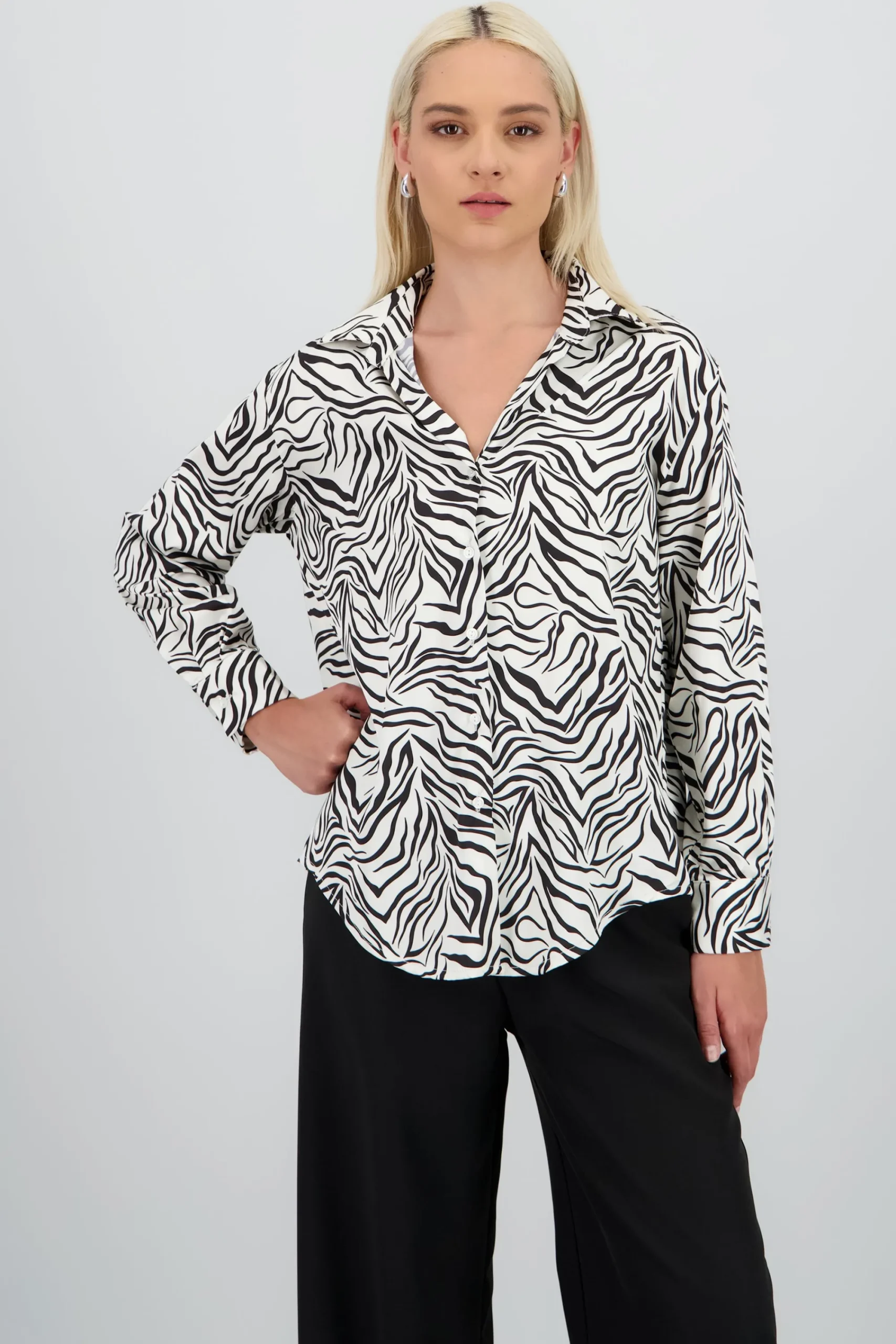 Shasa Animal Print Shirt