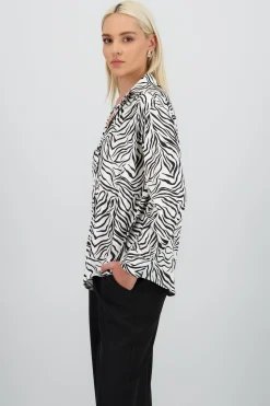 Shasa Animal Print Shirt
