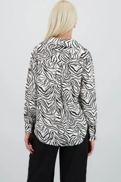 Shasa Animal Print Shirt