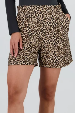 Shasa Animal Print Shorts
