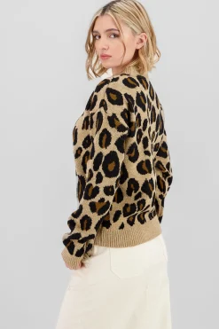 Shasa Animal Print Sweater