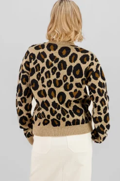 Shasa Animal Print Sweater