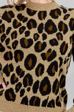 Shasa Animal Print Sweater