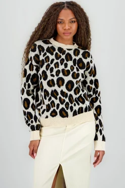 Shasa Animal Print Sweater