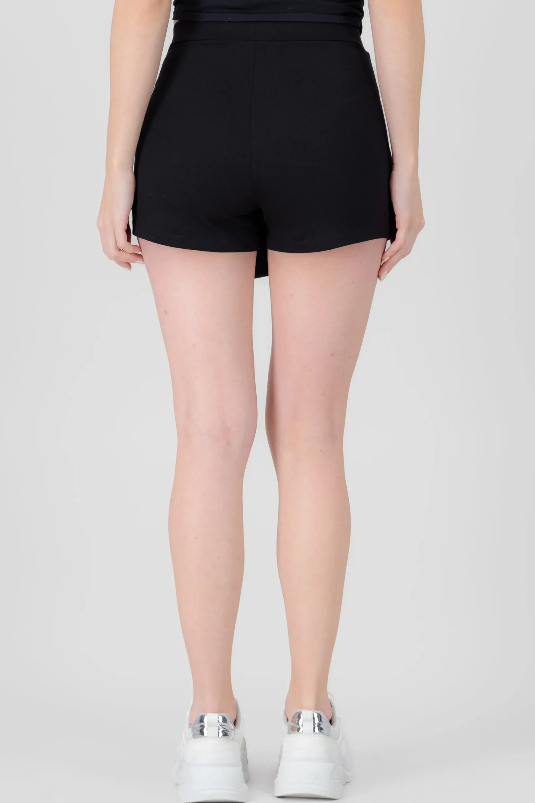 Shasa Asymmetric solid skort