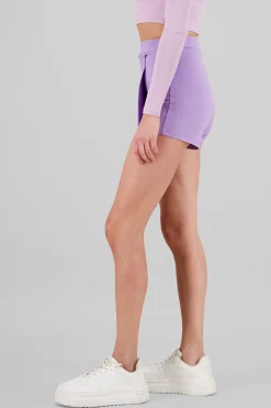 Shasa Asymmetric solid skort