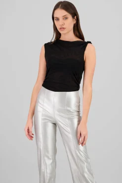 Shasa Asymmetrical Mesh Bodysuit