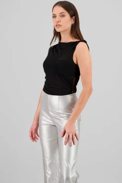 Shasa Asymmetrical Mesh Bodysuit