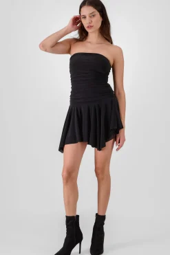 Shasa Asymmetrical Mini Dress