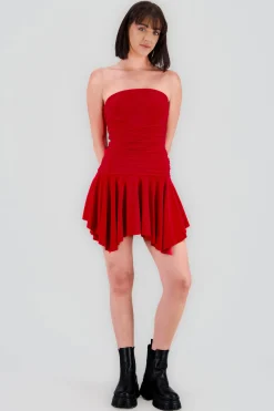 Shasa Asymmetrical Mini Dress
