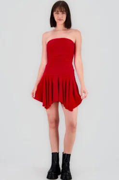 Shasa Asymmetrical Mini Dress
