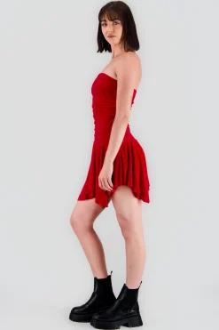 Shasa Asymmetrical Mini Dress