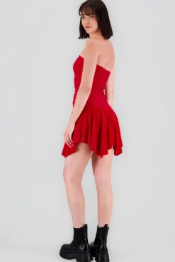 Shasa Asymmetrical Mini Dress