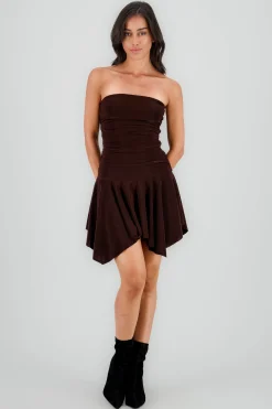 Shasa Asymmetrical Mini Dress