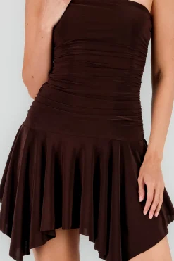 Shasa Asymmetrical Mini Dress