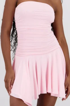 Shasa Asymmetrical Mini Dress