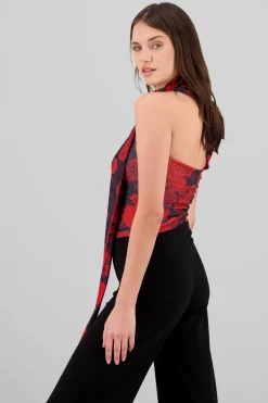 Shasa Asymmetrical Rose Top