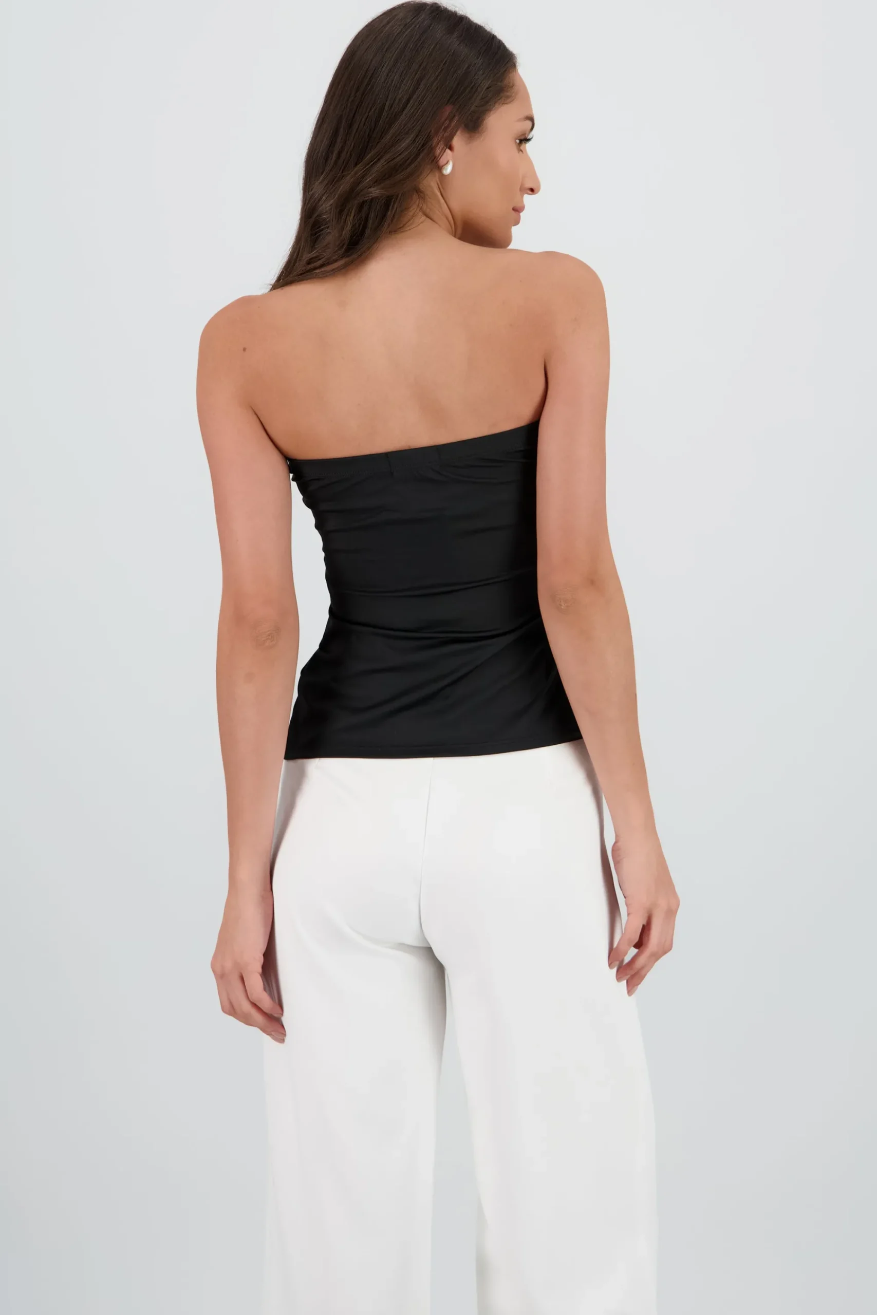 Shasa Asymmetrical Strapless Top