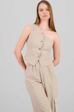 Shasa Asymmetrical Vest