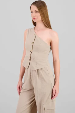 Shasa Asymmetrical Vest