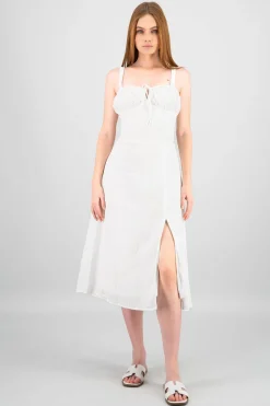 Shasa Back Lace Up Maxi Dress