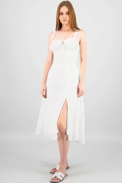 Shasa Back Lace Up Maxi Dress