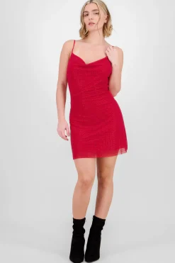 Shasa Backless Glitter Dress