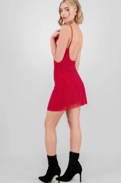 Shasa Backless Glitter Dress