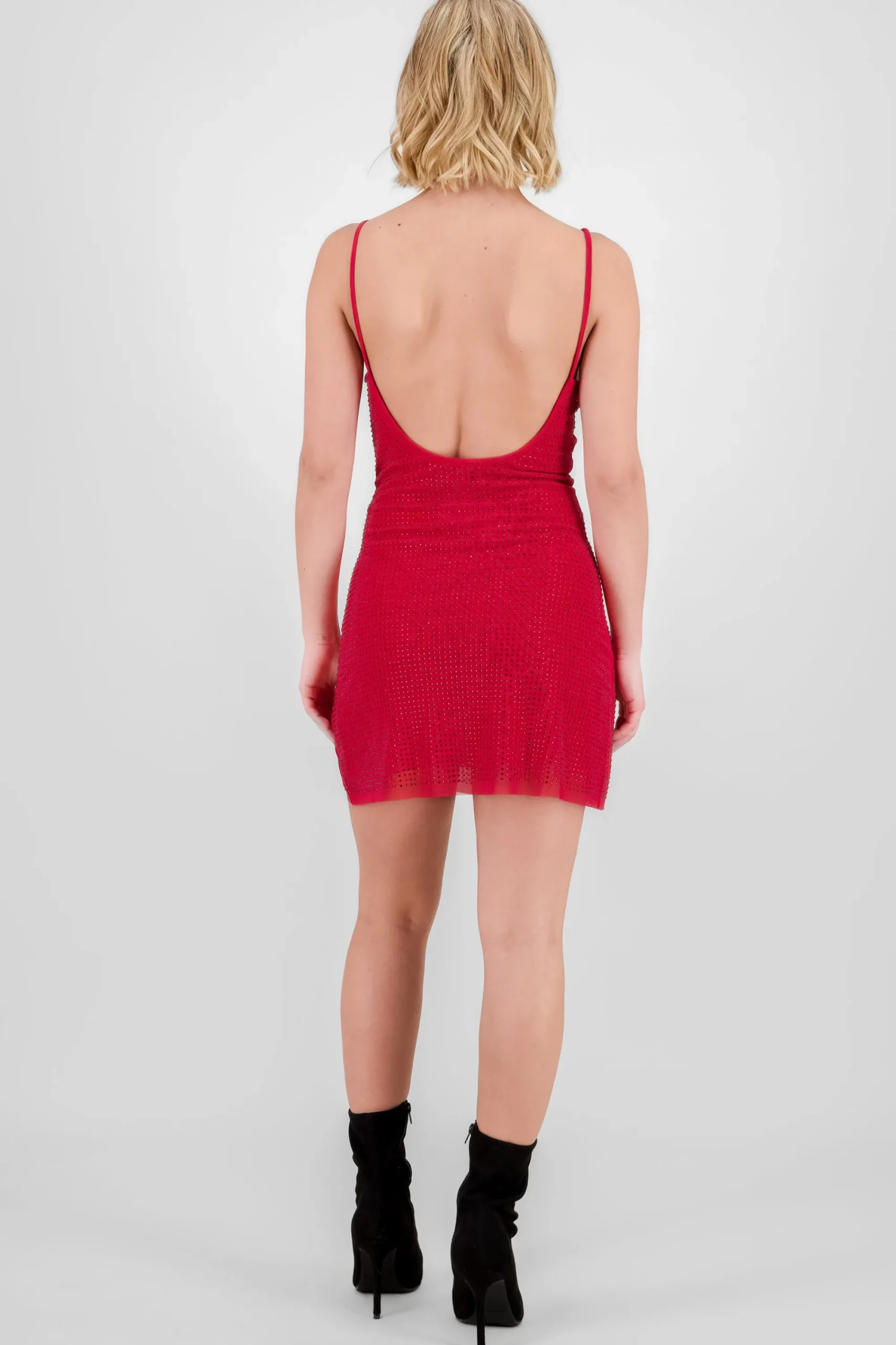 Shasa Backless Glitter Dress