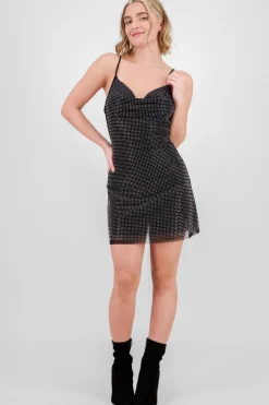 Shasa Backless Glitter Dress
