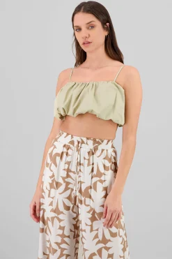 Shasa Balloon Crop Top