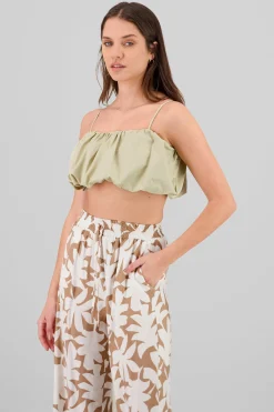 Shasa Balloon Crop Top