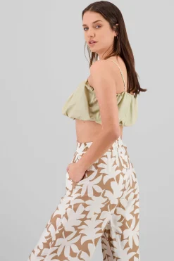 Shasa Balloon Crop Top